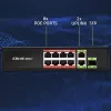 Eterneto jungiklis QOLTEC 52297 PoE RJ45 su PoE Uplink ir SFP prievadu