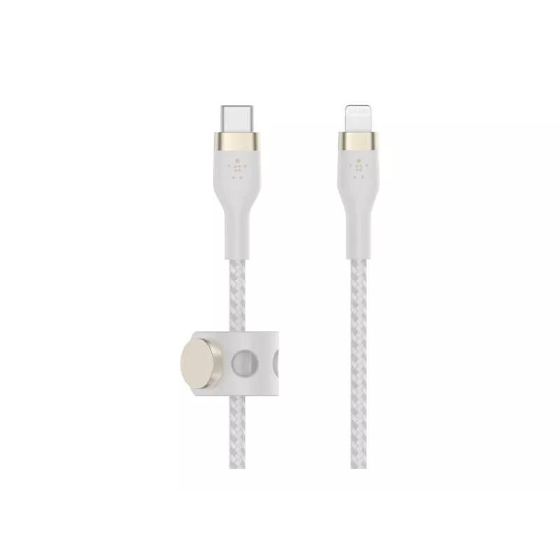 Belkin BOOST CHARGE - Lightning-Kabel - 24 pin USB-C männlich zu Lightning männlich - 2 m - weiß - für Apple iPad/iPhone/iPod (Lightning)