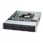 Super Micro Supermicro SC825 TQC-600LPB - 2U stovo korpusas - E-ATX - SATA/SAS - karštai keičiami diskų lizdai - 600 W - juodas (CSE-825TQC-600LPB)