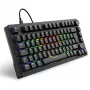 Sharkoon SGK25 klaviatūra laidinė USB QWERTZ vokiška juoda 75% RGB LED