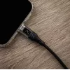 Fiksuotas laidas USB-C / USB-C su vaizdo perdavimu, PD palaikymu, 2m, USB 2.0, 100W | FIXDD-CC2-BK