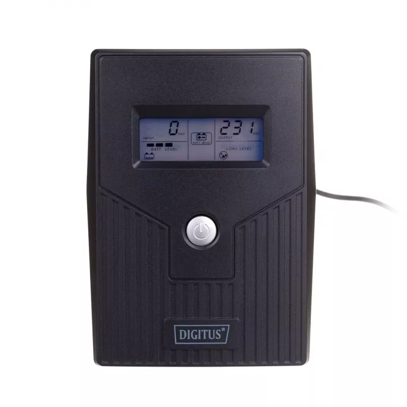 Nepertraukiamo maitinimo šaltinis UPS DIGITUS DN-170063-LCD (stalinis, 600VA)