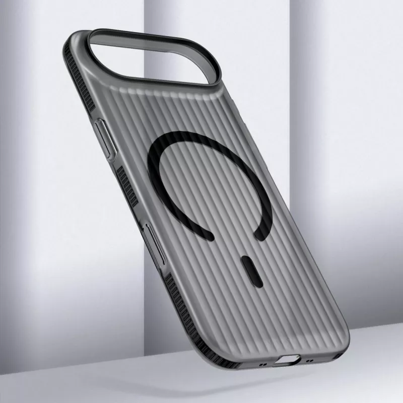 4smarts 541640 Design Case Aero apsauginis dėklas iPhone Air telefonui, juodas