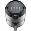 Karšto oro gruzdintuvė Tefal Easy Fry EY401D, 4,2 L, 1500 W, juoda/nerūdijantis plienas