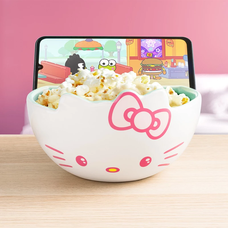 Paladone Hello Kitty užkandžių dubenėlis su telefonų laikikliu
