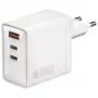 Sieninis įkroviklis 4smarts SGaN Pocket 100W 2C+1A baltas