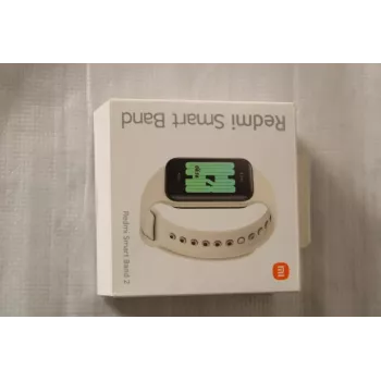 IŠPARDAVIMAS. Xiaomi Redmi Smart Band 2 | Fizinės veiklos stebėjimo apyrankė | Liečiamas ekranas | Širdies ritmo matuoklis | Atspari vandeniui | Bluetooth | NAUDOTA, BE ĮKROVIKLIO | Dramblio kaulo spalva