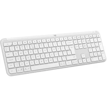 Logitech Signature Slim K950 belaidė klaviatūra RF Wireless Bluetooth QWERTY US International balta