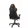GEMBIRD GC-SCORPION-04X žaidimų kėdė juoda-oranžinė, ergonomiškas dizainas, reguliuojamas aukštis, aukšta atlošo dalis