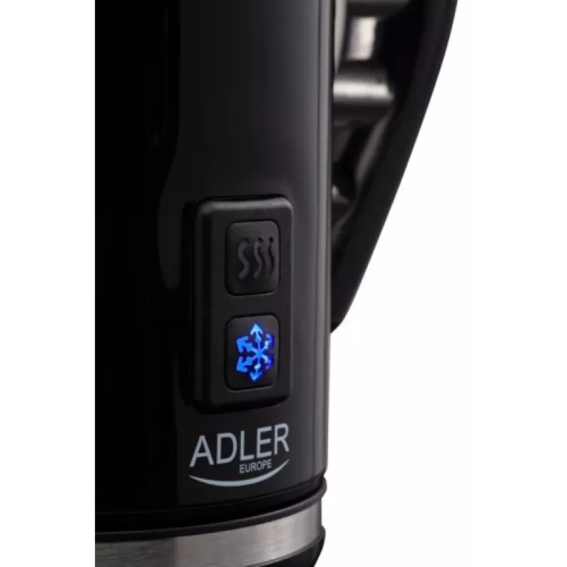 Pieno plaktuvas/šildytuvas Adler AD 4478 – nerūdijančio plieno dubuo, 240 ml, 500 W, karštas ir šaltas