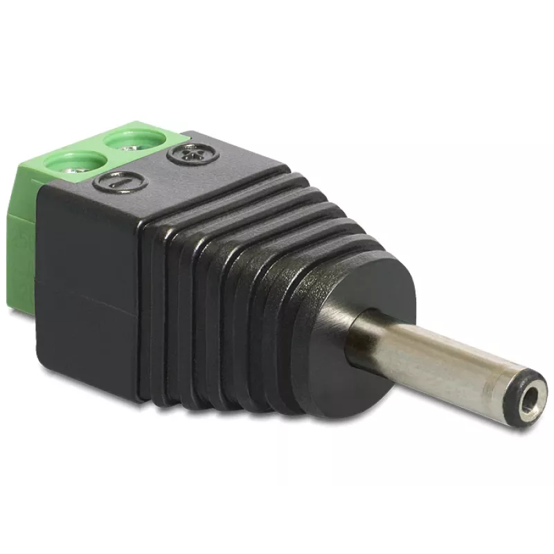 Adapteris nuolatinės srovės kištukui į gnybtų bloką DeLOCK 65434