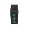 Korpusas Fury Shobo SH4F su RGB langu 4x ventiliatoriai MIDI kompiuteriui
