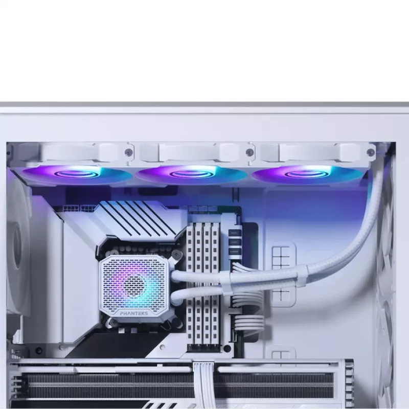 Phanteks Glacier One 360M25G2 kompiuterio korpuso skysčio aušinimo rinkinys 12 cm Baltas 1 vnt.