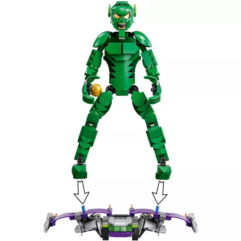 LEGO MARVEL 76284 Žaliasis Goblinas – konstruojama figūrėlė