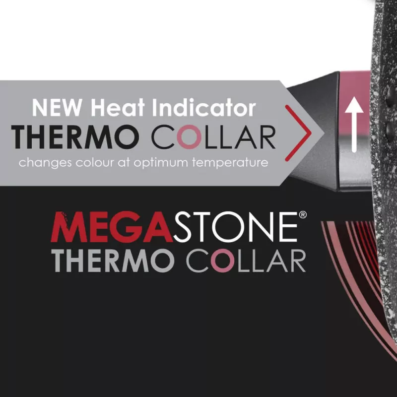 Grill keptuvė Salter BW10702BRMFOB 28 cm Megastone su Thermo Collar