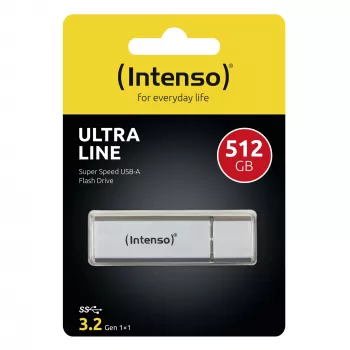 USB atmintukas Intenso 512 GB USB Type-A 3.2 Gen 1 Sidabrinis