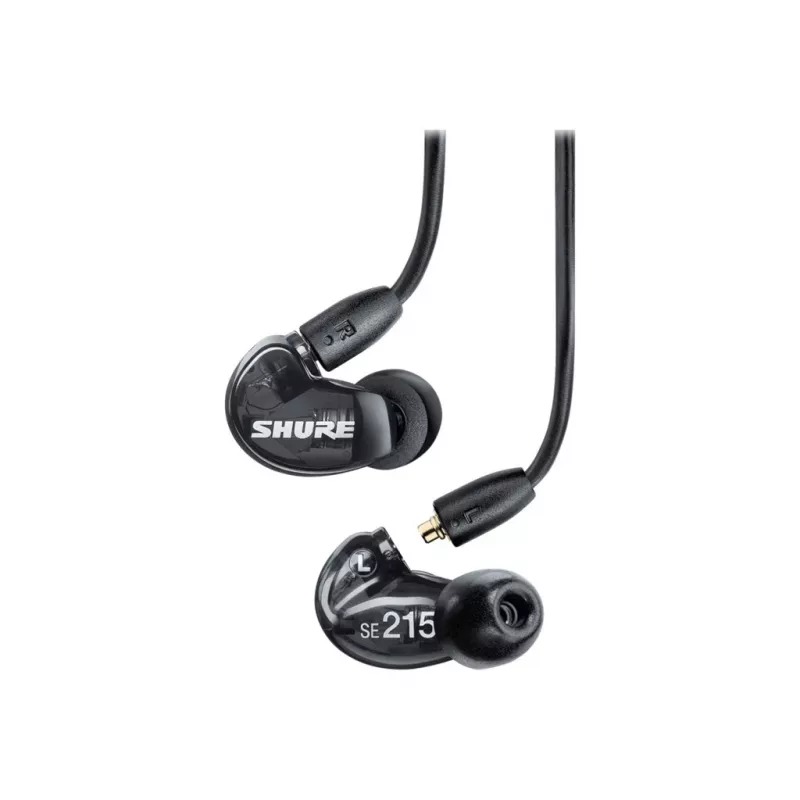 Ausinės Shure SE215, juodos