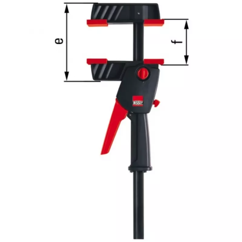 Gnybtinis spaustuvas Bessey DUO30-8, įvairiaspalvis, metalinis, 300 mm plotis