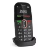 Senjorų mobilusis telefonas Gigaset GL695 – 2,31 colio (5,87 cm) ekranas, 240×320, viena SIM, 4G, 2 MP kamera, 1400 mAh, juoda