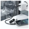 USB laidas RealPower MagneticCharge3 0,2 m USB A juodas greitas įkrovimas