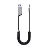 Savio TR-16 Bluetooth 5.3 siųstuvas AUX adapteris su laisvų rankų funkcija, Google Assistant/Siri