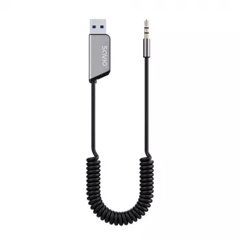 Savio TR-16 Bluetooth 5.3 siųstuvas AUX adapteris su laisvų rankų funkcija, Google Assistant/Siri