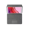 Dėklas Logitech Combo Touch iPad 10-os kartos Oxford Grey