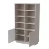 Spintelė knygoms Cama Meble LIVERTI 100×420×1705 mm kaspiniškos spalvos