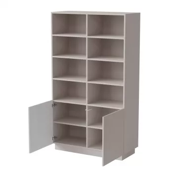 Spintelė knygoms Cama Meble LIVERTI 100×420×1705 mm kaspiniškos spalvos