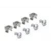 Montavimo kronšteinai DeLOCK 19 colių 450x40 mm 2 vnt. Juodi Metaliniai