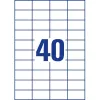 Avery Zweckform 3651 Universalios etiketės 52,5 x 29,7 mm 100 lapų baltos