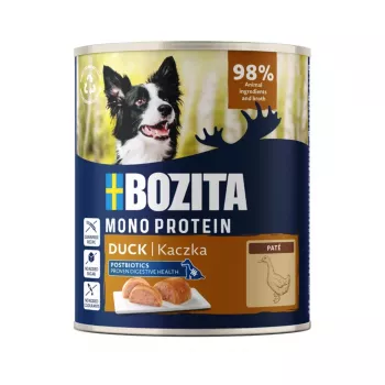 BOZITA Monoprotein Pate Duck šlapias šunų ėdalas - 800g