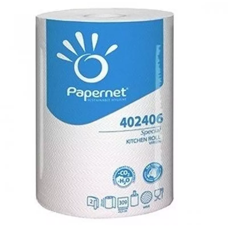 Papernet Special rankšluosčių ritinėliai, popieriniai, 2 sluoksnių, 60 m, celiuliozė, balta (402406-1)