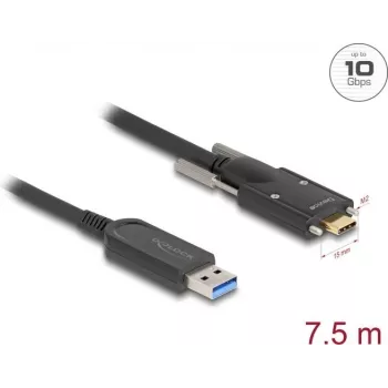 Aktyvus optinis kabelis DeLOCK 83201 USB 10 Gbps Type-A į Type-C 7,5 m