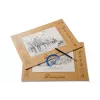 Piešimo ir eskizavimo popierius SMLT A3, 160 g/m², 20 lapų, klijuotas