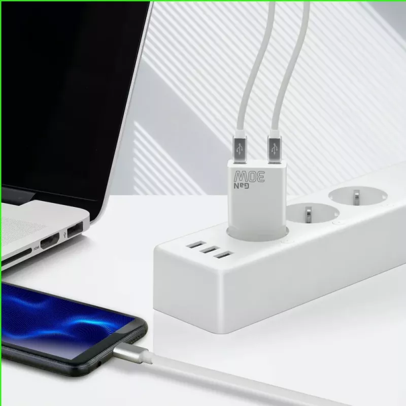 Maitinimo adapteris everActive SC-385Q Super Slim QC 4 greitas įkrovimas