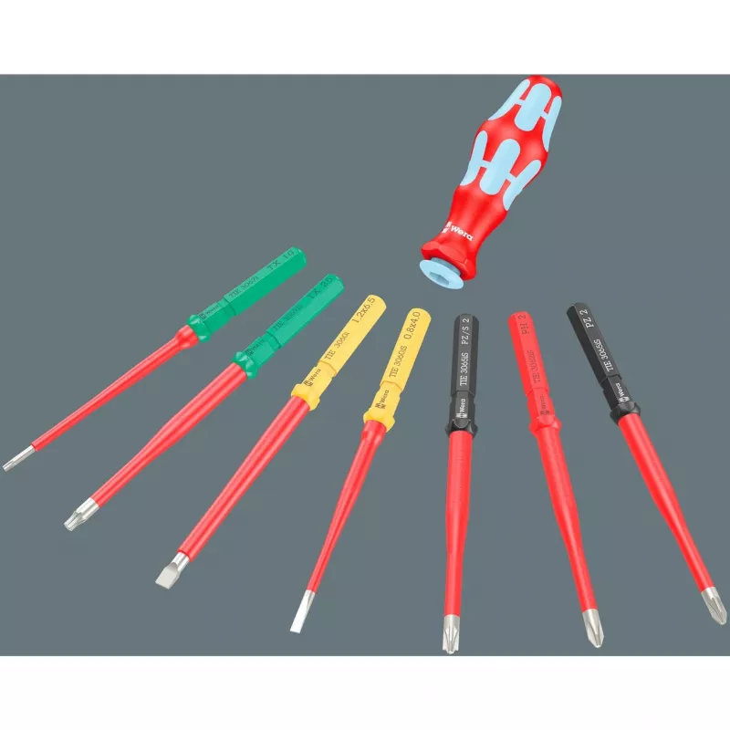Wera Kraftform Kompakt VDE Stainless 17 itin plonas atsuktuvų rinkinys (05006631001)