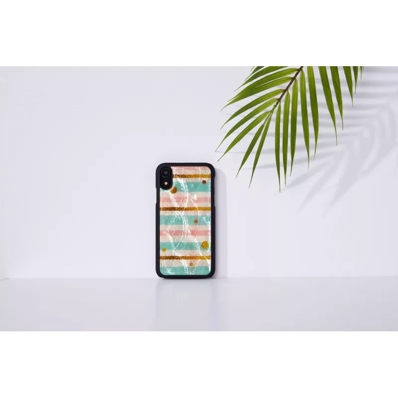 Telefono dėklas iKins iPhone XR mėtų juodas apsauginis