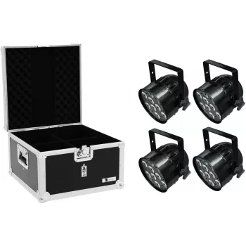 LED PAR šviestuvas EUROLITE PAR-56 QCL Short 4x su EPS dėklu