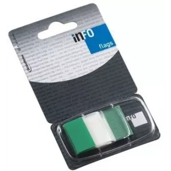 Lipniosios indeksinės etiketės Nenurodyta Global Notes 0718-204 25×43 mm žalios
