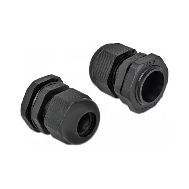 Kabelio įvadas DeLOCK 60218 juodas plastikinis 10 vnt.