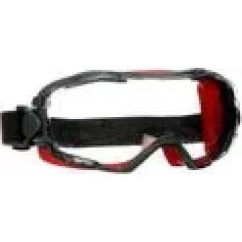 Apsauginiai akiniai 3M GoggleGear 6000, neoprenas, juodi/raudoni