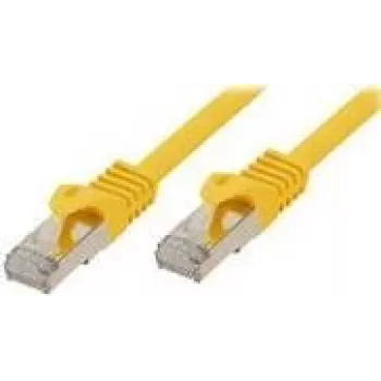 Tinklo kabelis shiverpeaks BASIC-S Cat7 1m geltonas