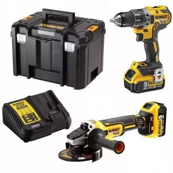 DeWALT 18V belaidžių įrankių rinkinys – gręžimo ir šlifavimo komplektas
