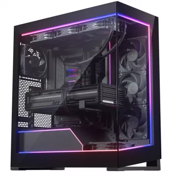 Phanteks NV5 Premium DRGB rinkinys + maitinimo šakotuvas, 3x išoriniam rėmui, 1x pagrindinės plokštės kabelių dangtelis - juoda
