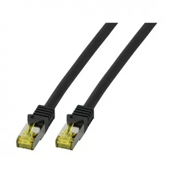 EFB-Elektronik RJ45 jungiamasis kabelis Cat.6A S/FTP LSZH Cat.7 juodas 10m (MK7001.10B)