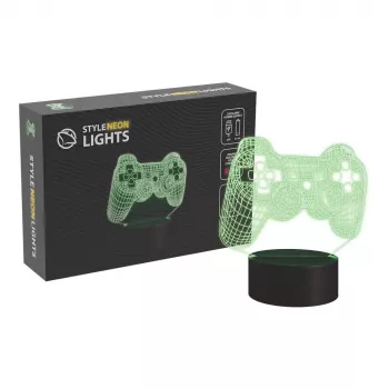 Stalinė lempa MANTA SNL57RGB RGB 3D šviesos dekoracija, RGB LED, dekoratyvinis 3D efektas