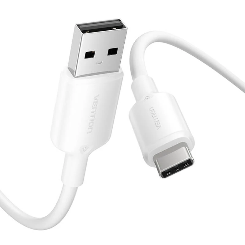 USB-C į USB 2.0 laidas, 1 m, baltas, Vention CTQWF