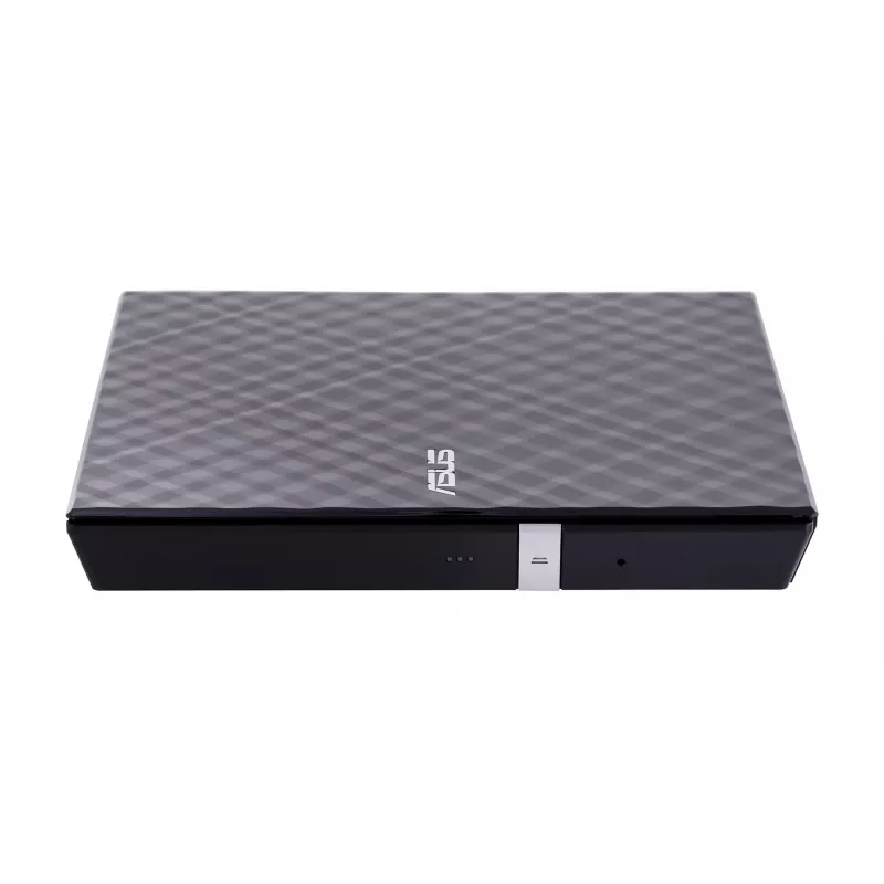 Išorinis DVD±RW optinis įrenginys ASUS SDRW-08D2S-U Lite, USB 2.0, juodas, 24x CD / 8x DVD, 142×142×20 mm