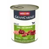 Šunų ėdalo konservai Animonda GranCarno Original Jautiena ir Antis 800 g, suaugusiems, šlapias ėdalas, be glitimo ir sojos